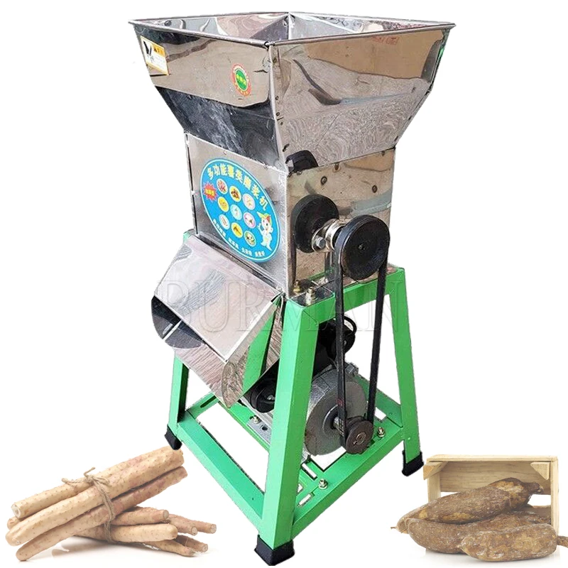 Commercial Electric Sweet Potato Cassava Grinder Crusher Taro Wet Starch Pulping Refiner Extractor Separator