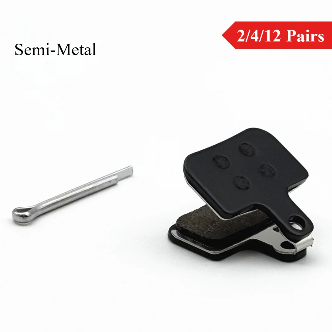 Semi-Metal 2/4/12Pairs Mountain Bike Disc Brake Pads for Sram Level T/TL/Ultimate/TLM B1 2020+, XX XO, Elixir 9/7/5/3/1/CR/R