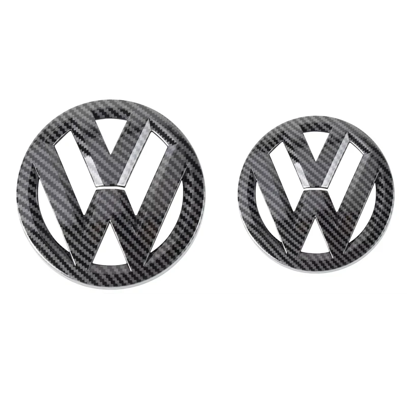 Auto-Logo Frontgrill Heckklappen-Dekorationsaufkleber für Peugeot für VW GTI Golf MK6 MK7 Polo Passat B7 CC Tiguan CC/Autoschlüsselanhänger