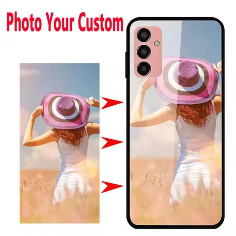 Customized DIY Glass Cases For Samsung Galaxy S25 Edge S24 Ultra S23 S22 S21 FE S20 Plus A16 A06 A55 A35 A25 A15 A05 S A54 A34