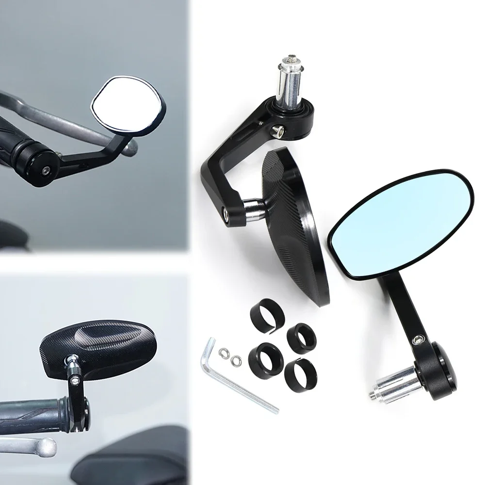 

Fit For KAWASAKI Ninja 125 400 900 Versys 1000 650 ZZR 600 1200 Z800 900 1000 ER-5 Rear View Side Mirrors Handle Bar End Mirror