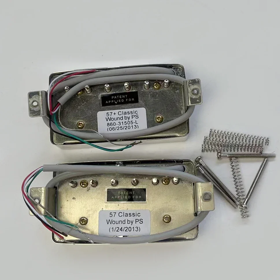 Alnico II Humbucker bickups للغيتار ، نيكل كلاسيكي بالإضافة إلى 4C ، 57 كلاسيكي ، مجموعة واحدة