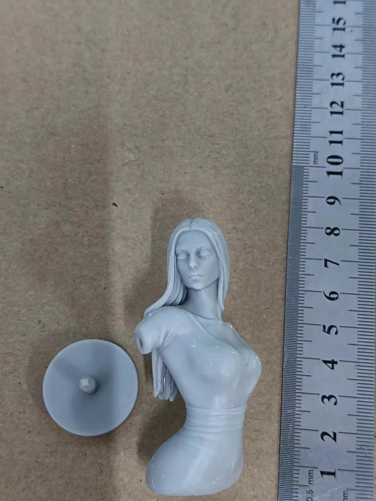 

Фигурка из смолы высотой 75 мм, фигурка верхнего тела, длинношерстная алтра, красота, сделай сам, две версии, сборная модель, комплект, в разобранном виде, неокрашенный 3D