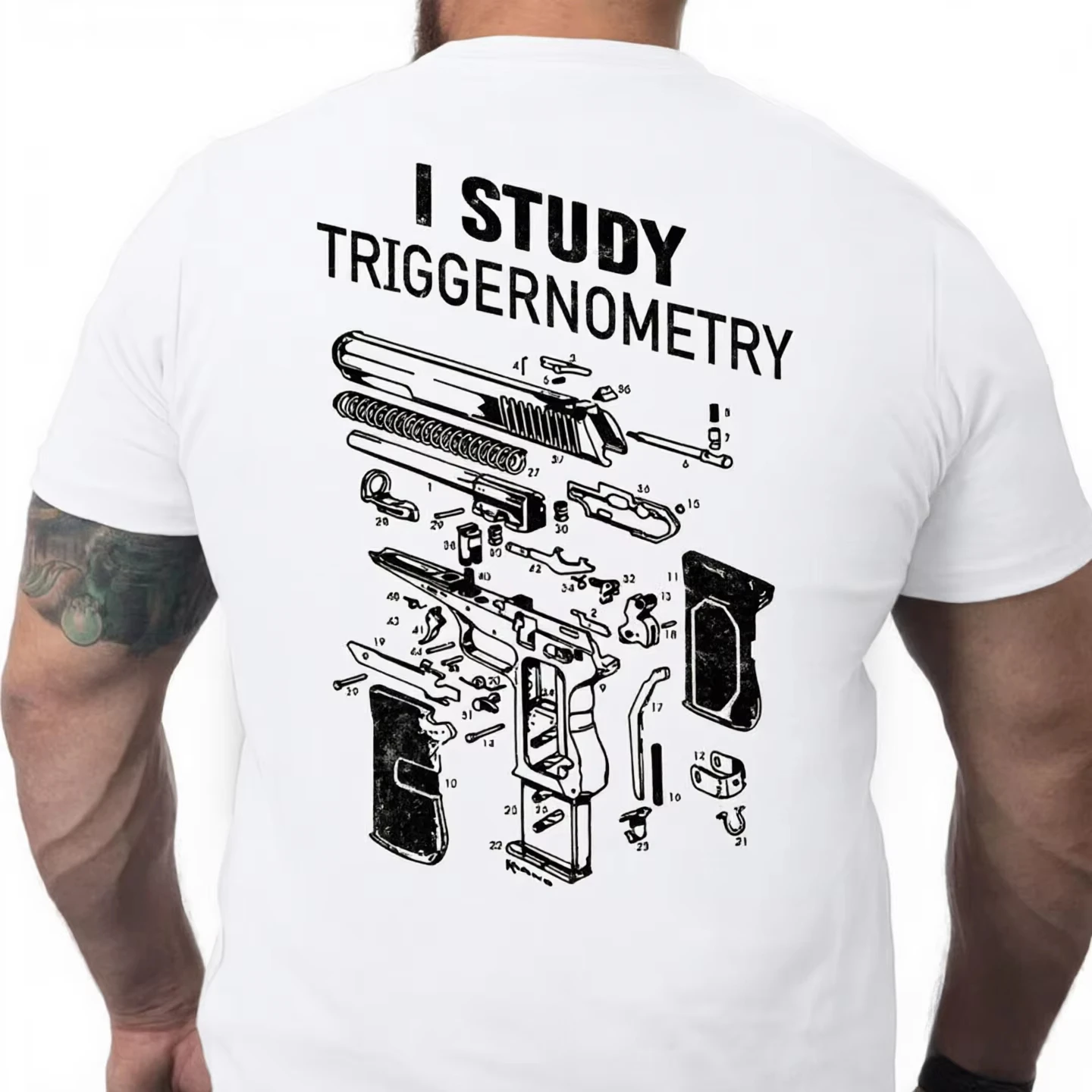 2026 New Tactical Family Matching Oversized Unisex Streetwear T Shirt Mechanical Parts Blueprint Print Tee Short Sleeve Tops