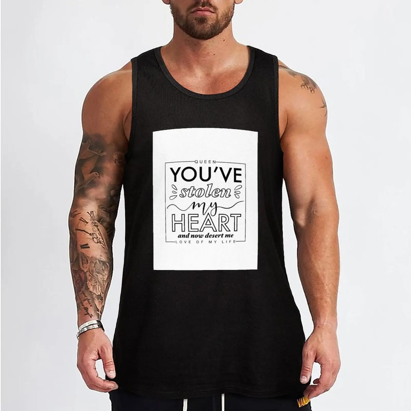 Queen - Love of my life Tank Top gym clothing men male top gym clothing summer Men's tops