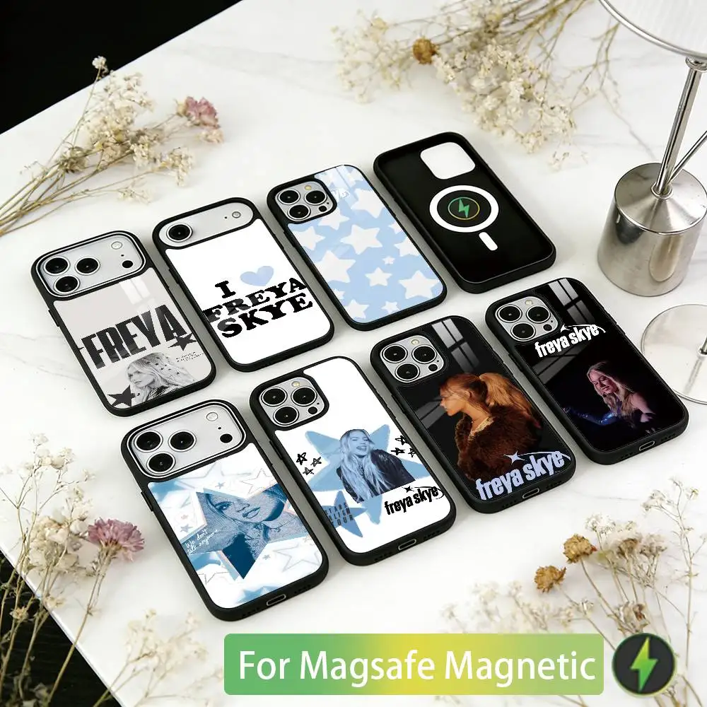 

F-Freya Skye S-Singer Phone Case For iPhone17,16,15,14,13,12,11 Plus,Pro Magnetic with Magsafe Wireless Charging
