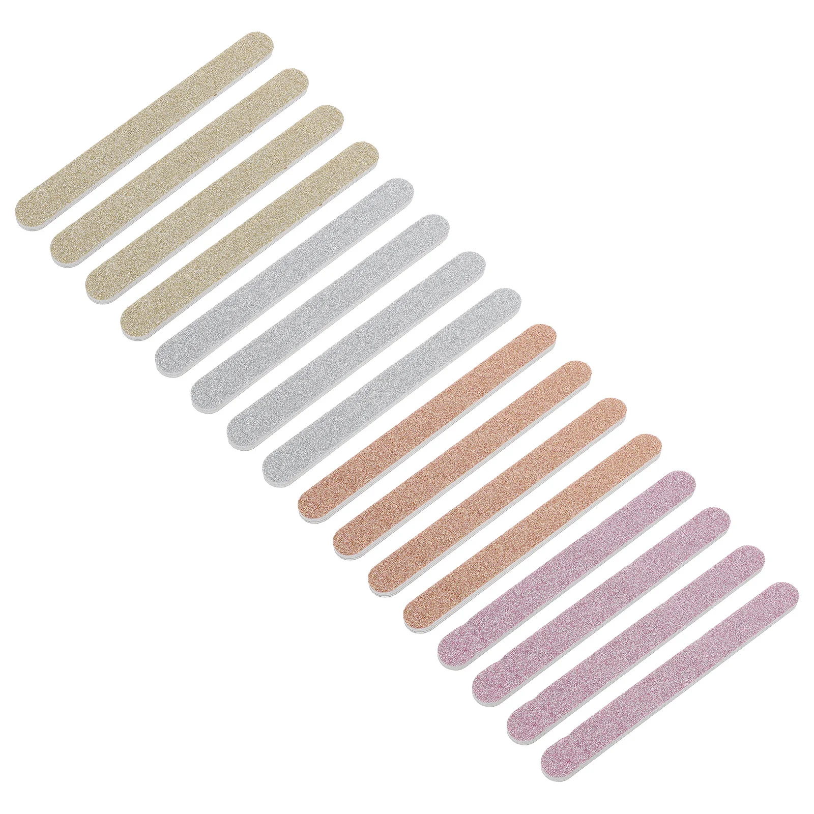 

20pcs Frosted File Portable Double-Sided Polishing Strip Manicure Tool For Nail Art Salon Durable Compact Design Nail Files