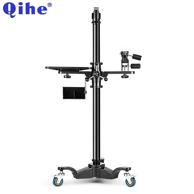 

Профессиональная студийная подставка для камеры, штатив для камеры с грузоподъемностью 15 кг, высота работы 45-145 см, можно поставить ноутбук на лотке