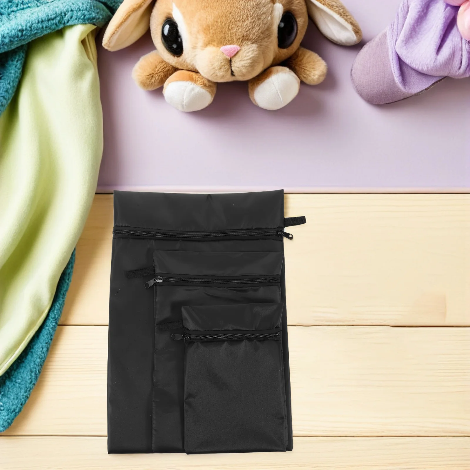 3 قطعة حقيبة الحفاض الطفل مقاوم للماء تخزين الحفاضات المنظم متعدد الحجم أكسفورد القماش الحفاض حقيبة الرطب للسفر عربة حمل قابلة لإعادة الاستخدام