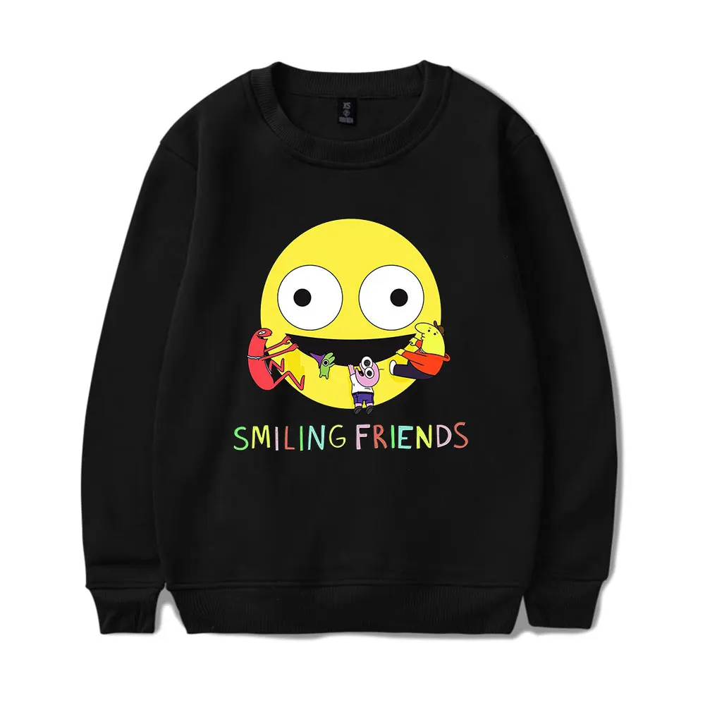 Smiling Friends Alan & Gleb Friends Hoodie Merch Crewneck Unisex Fashion Casual Long Sleeve Sports Sweatshirts Pullover 