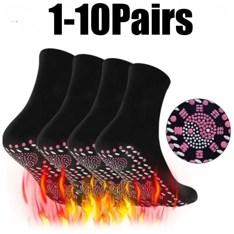 

Warm Winter Magnetic Therapy Socks for Men Women Relieve Fatigue with Anti Slip Dots Perfect for Cold Weather and Foot Care