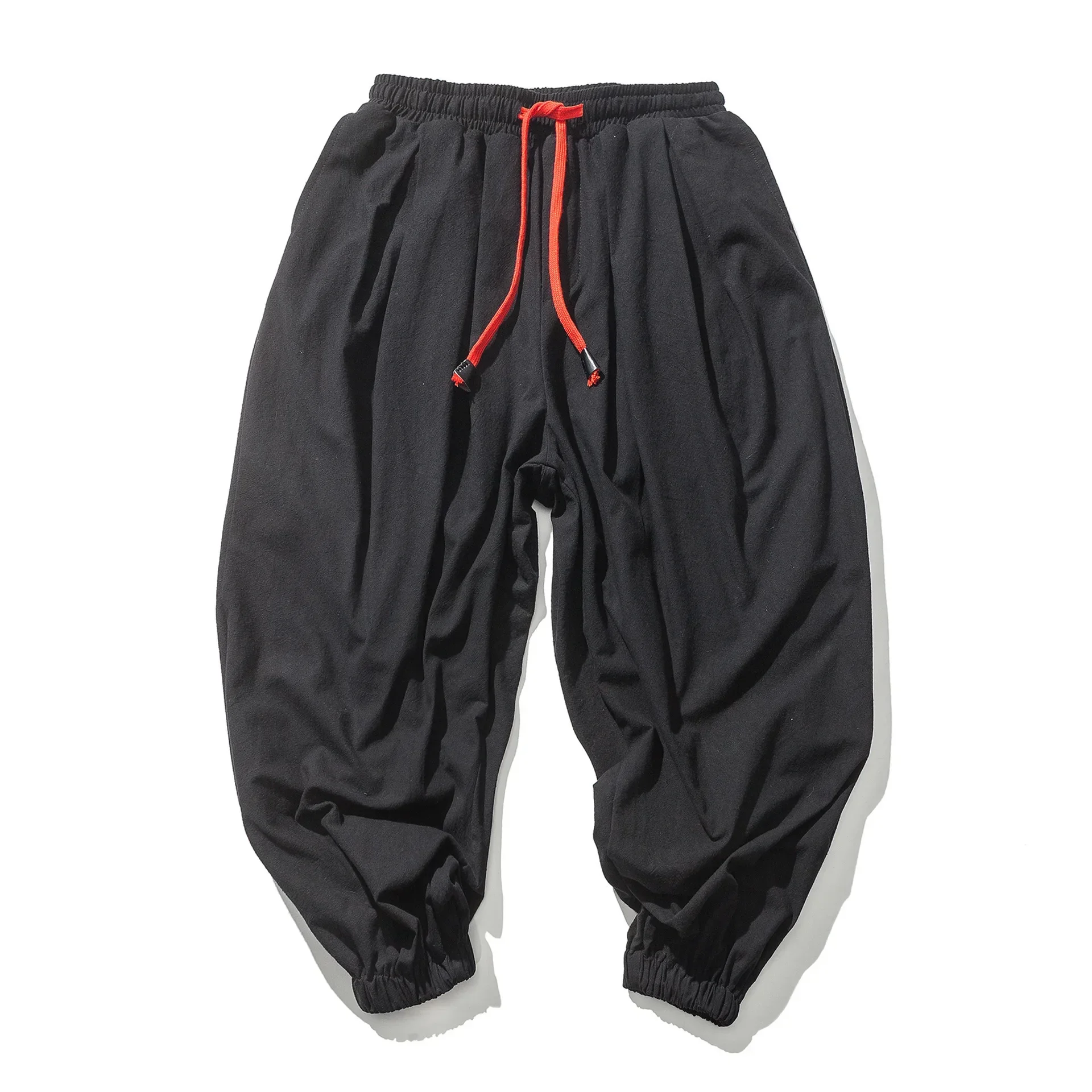 Neue Trendy Männer Harem Hosen Lose Übergroßen Stil Baumwolle und Leinen Hohe Qualität Jogger Jogginghose Casual Männliche Hosen – Detail 4
