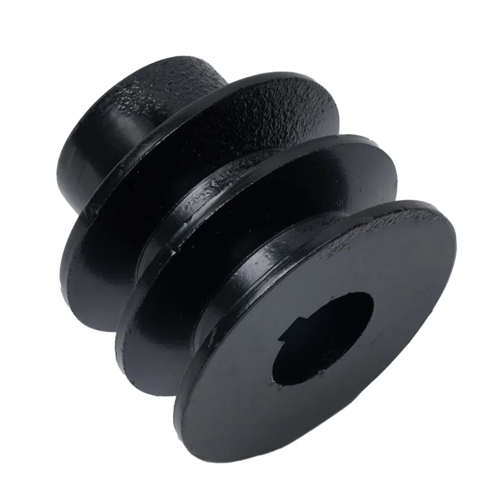 Belt Pulley Heavy Duty Double V Belt Pulley Suitable for 20mm Bore Groove Pulley A Belt on For 168F 170F Engine