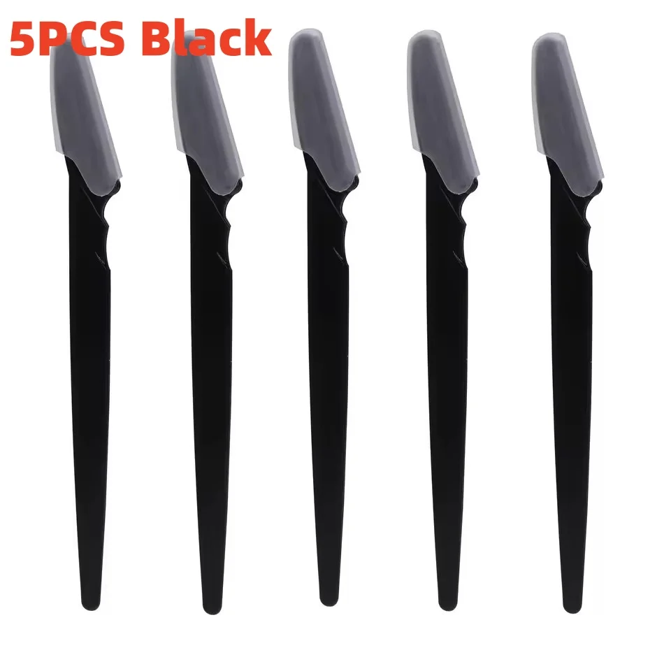 5/10/30/40pcsbrow Razor and Face Razor for Women And Men, Eyebrow Hair Trimmer And Shaver with Protective Cover,Safe image 3
