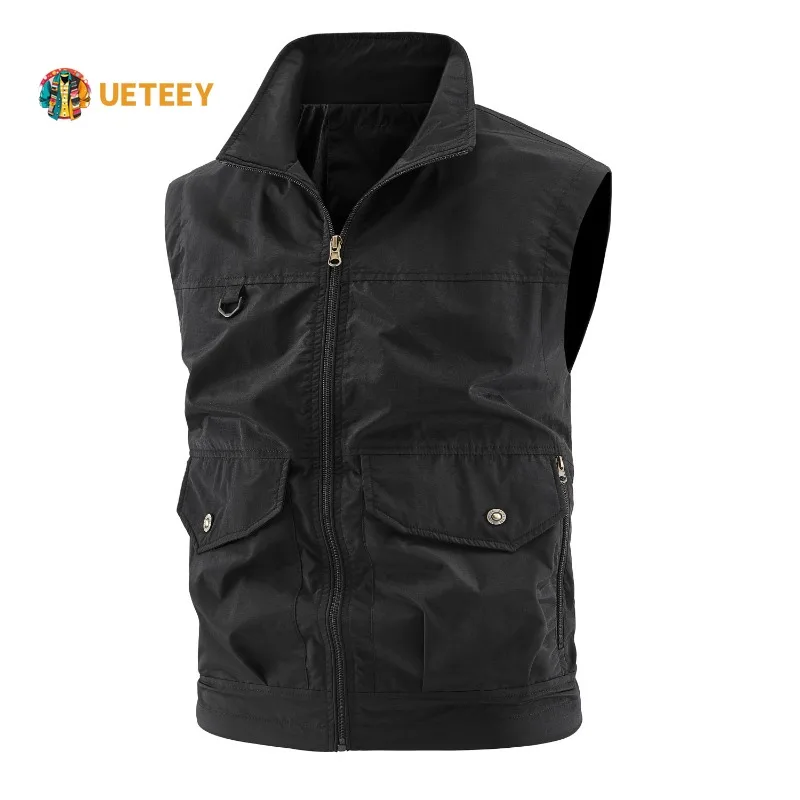 

Sleeveless Jacket Vest for Men Summer Cargo Climbing Hunting Vest Outdoor Photographer Fishing Vests Camping Working Clothes Man
