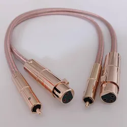 Accuphase XLR do RCA 6N OCC przewód połączeniowy Audio