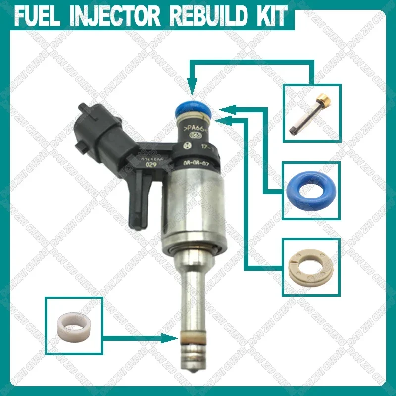 

Fuel Injectors Seals O-Ring Repair Filters for GDI 2007 - 2009 Mini Cooper Countryman 1.6L L4 0261500029 0261500073