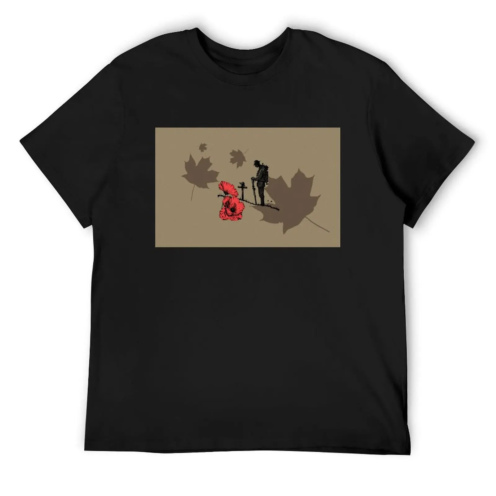 

Remembrance Day - Canadian Armed Forces T-Shirt boys whites anime clothes blanks anime stuff men workout shirt