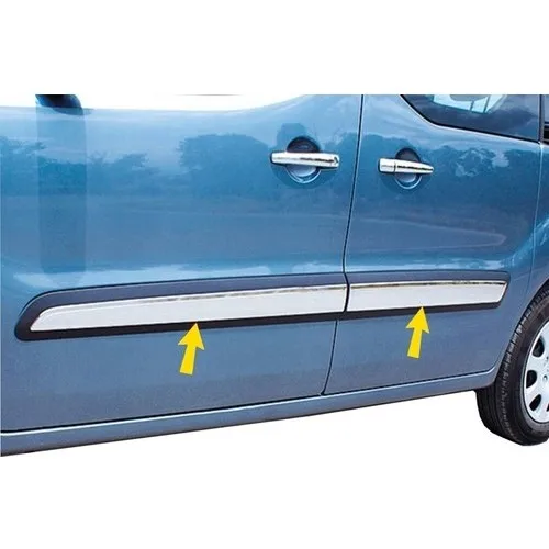 For Citroen Berlingo Chrome Side Door Streamer 2008 Over Stainless Steel car spare parts and accessories