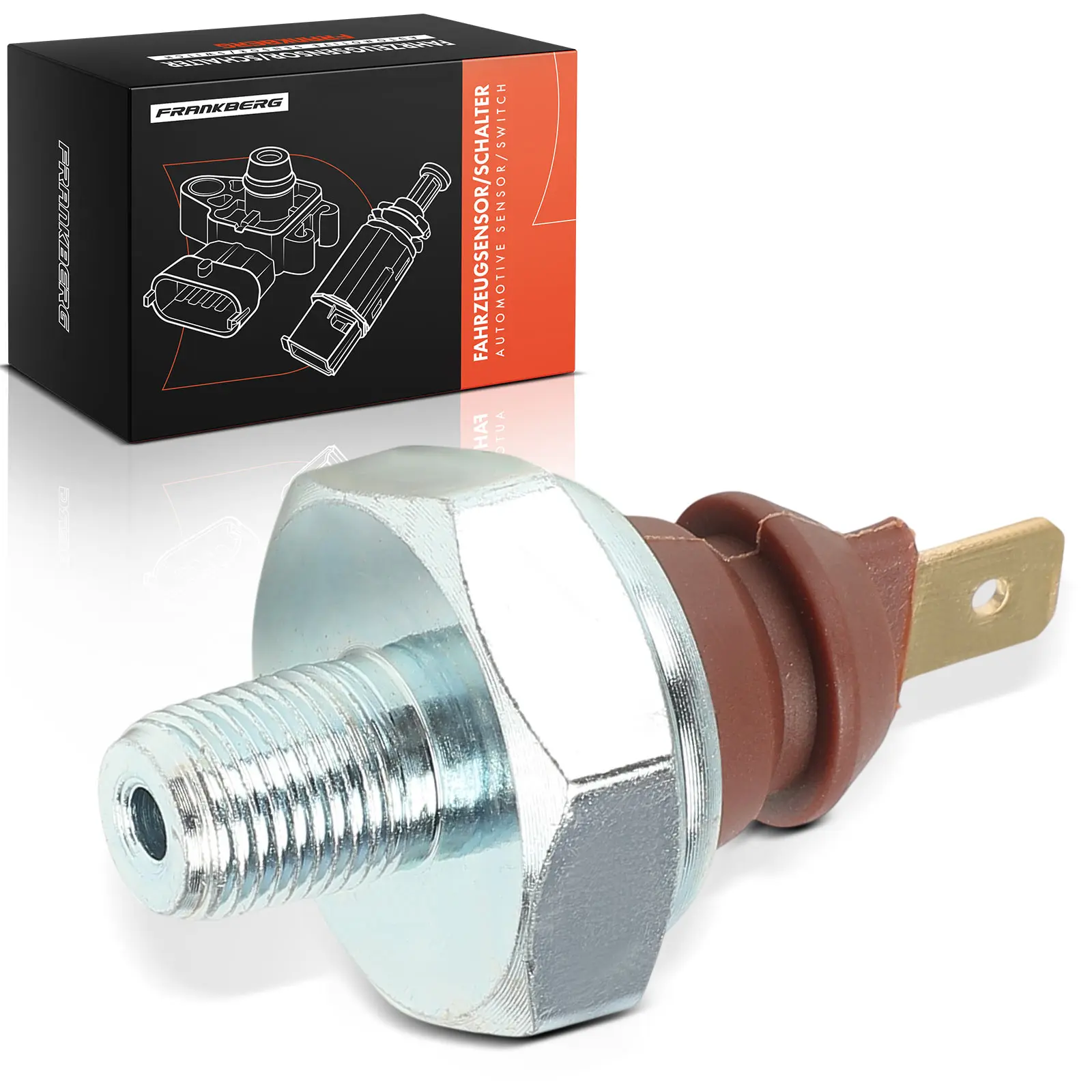 Frankberg 1x oliedrukschakelaar voor Volvo 140 Kombi 145 164 Saab 99 Combi 1324750 1711873 4169629 339500 3599307 M91 13247507