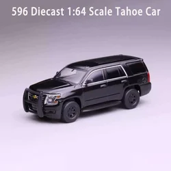 596 Diecast 1:64 Scale Tahoe Alloy Car Model Finished Simulation Collection Decoration Holiday Gift Display