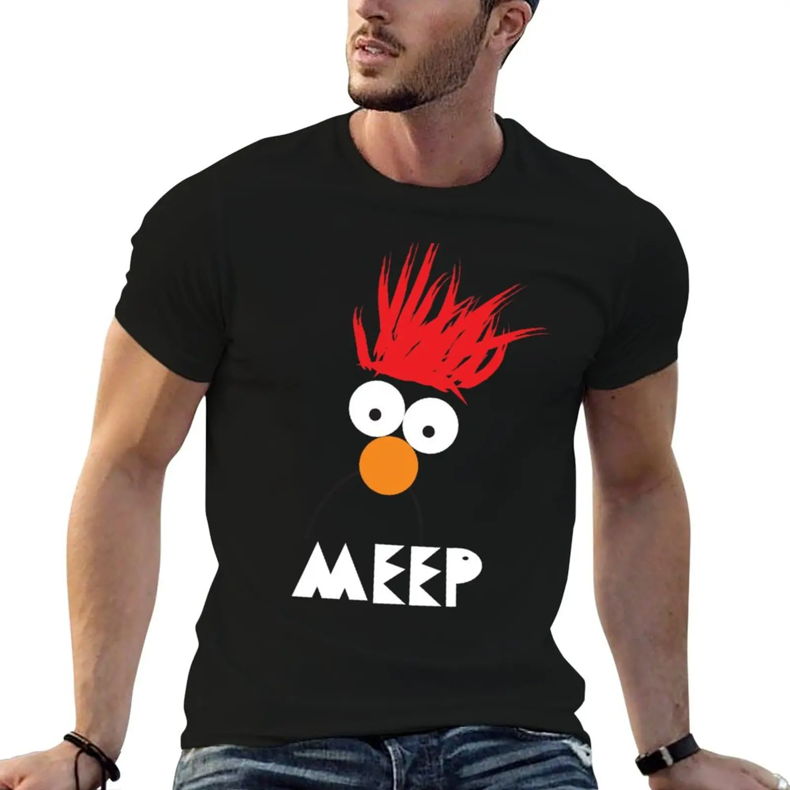 Beaker MEEP T-Shirt Simple Print Design T-Shirt