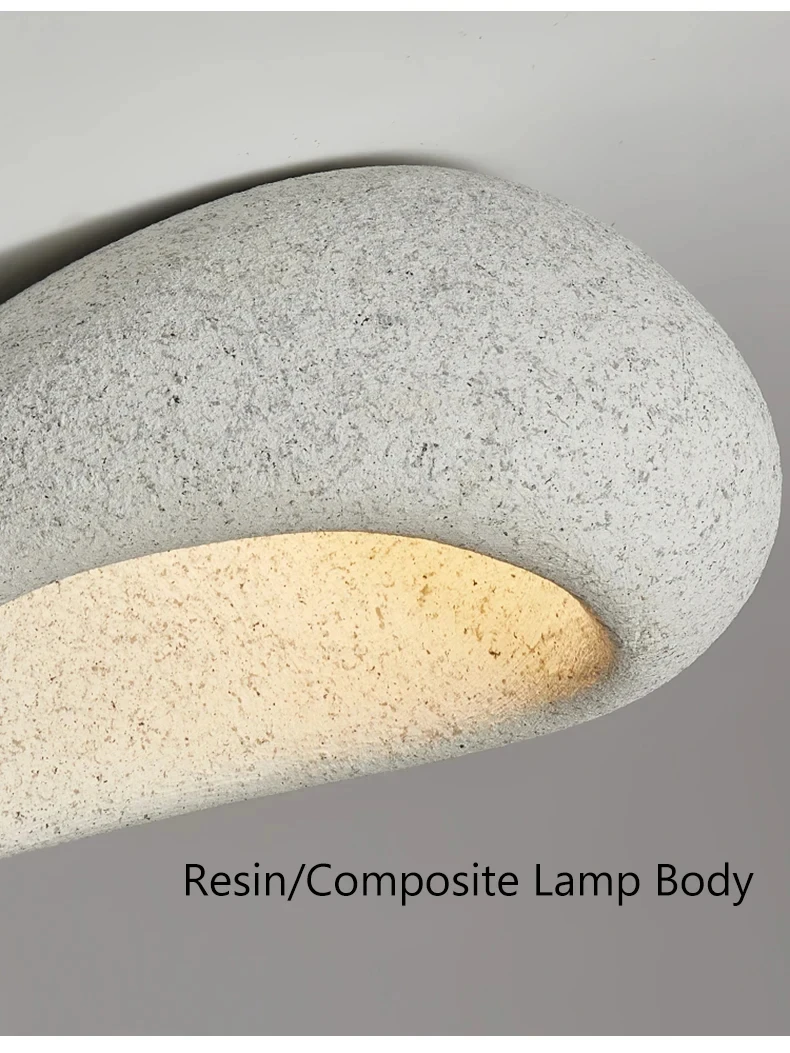 Nordic Wabi Sabi Ceiling Lamp Energy Saving Light LED Chandelier for Living Room Dining Room Bedroom Home Decor Lighting Fixture