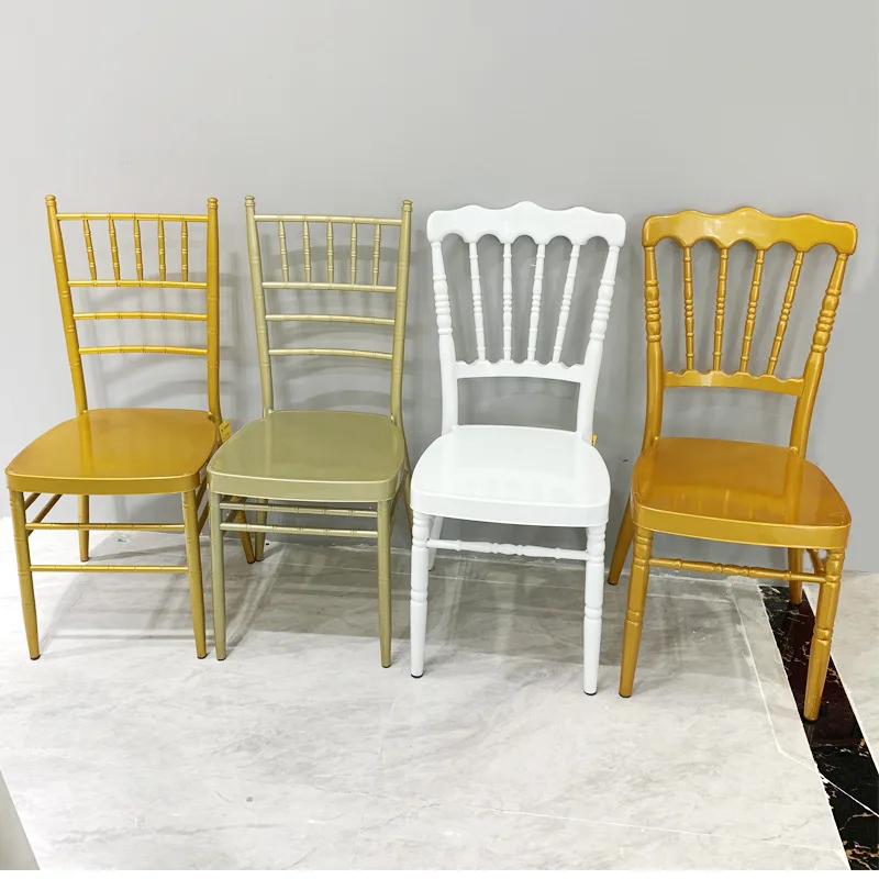 

Hot Selling Hotel Stacking Metal Wedding Chiavari Chair Tiffany Chair