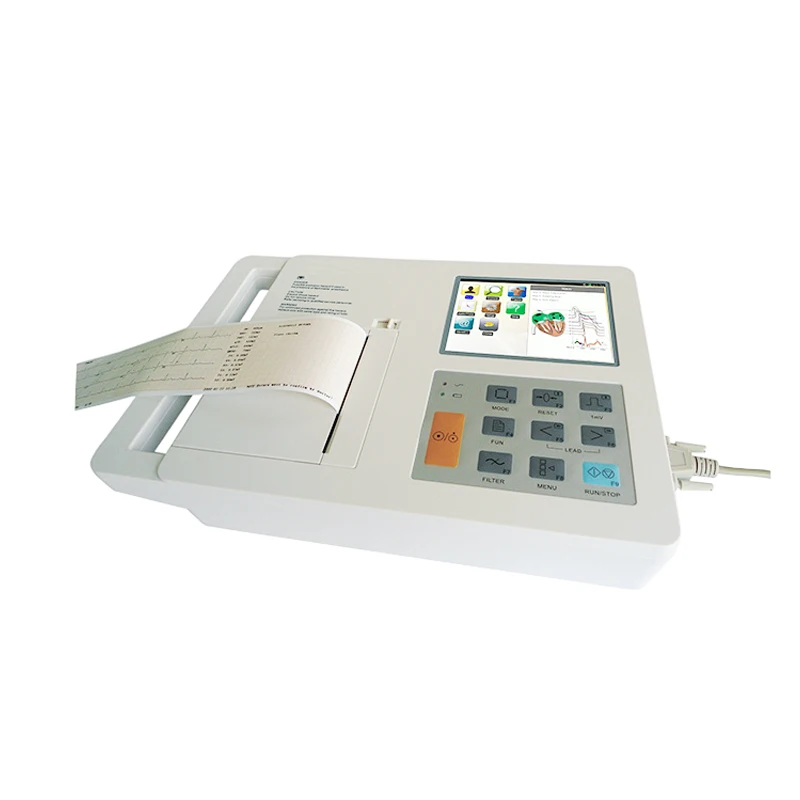 MN-002  LED  Touch Screen Medical 6 Channel Full Digital Electrograph Machine