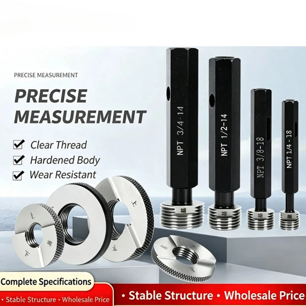1pcs NPT Thread gauge Thread plug gauge/Thread ring gauge1