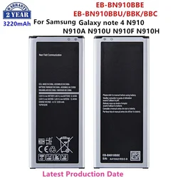 Brand New EB-BN910BBE EB-BN910BBK EB-BN910BBC EB-BN910BBU 3220mAh battery For Samsung Galaxy Note 4 N910 N910A/V/P NO NFC