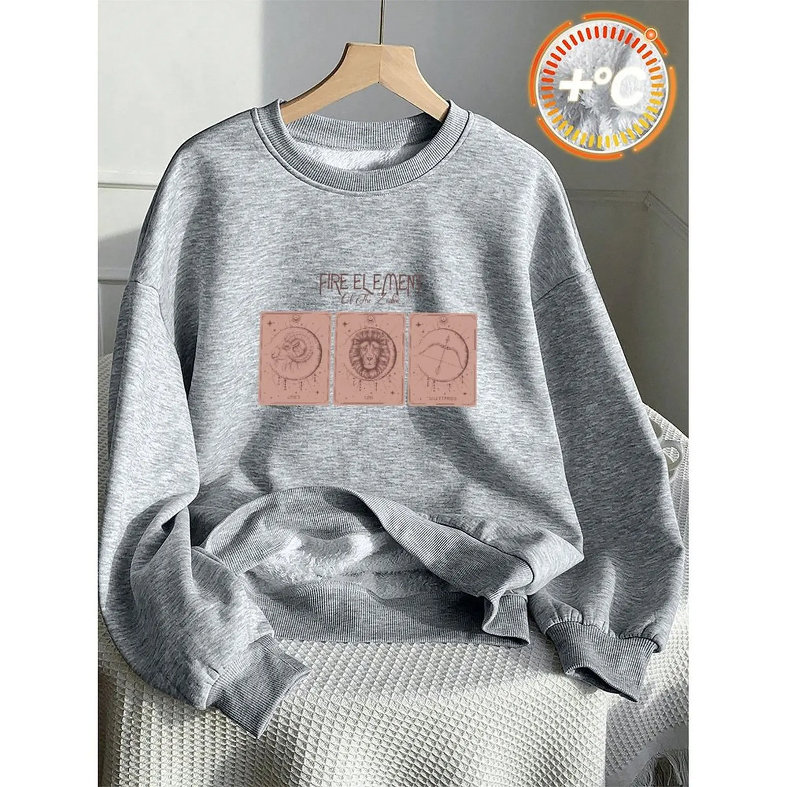 

Spring Fashion Round Neck Sweater Casual Sweater Autumn Winter Casual Wear Autumn Winter Style Brand New Condition