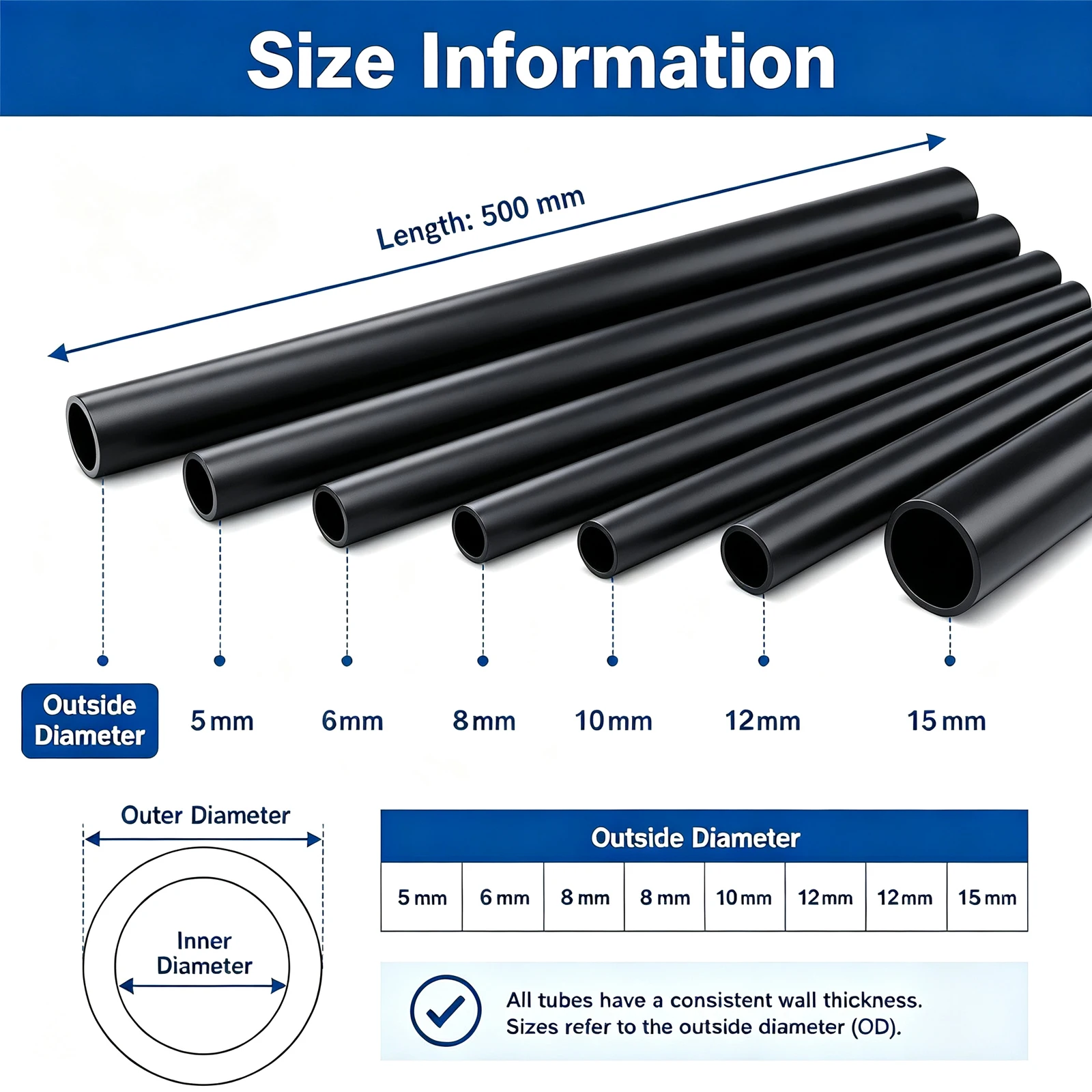 2-10Pcs 50cm Garden Irrigation - Fish Aquarium Home ulasan dan harga