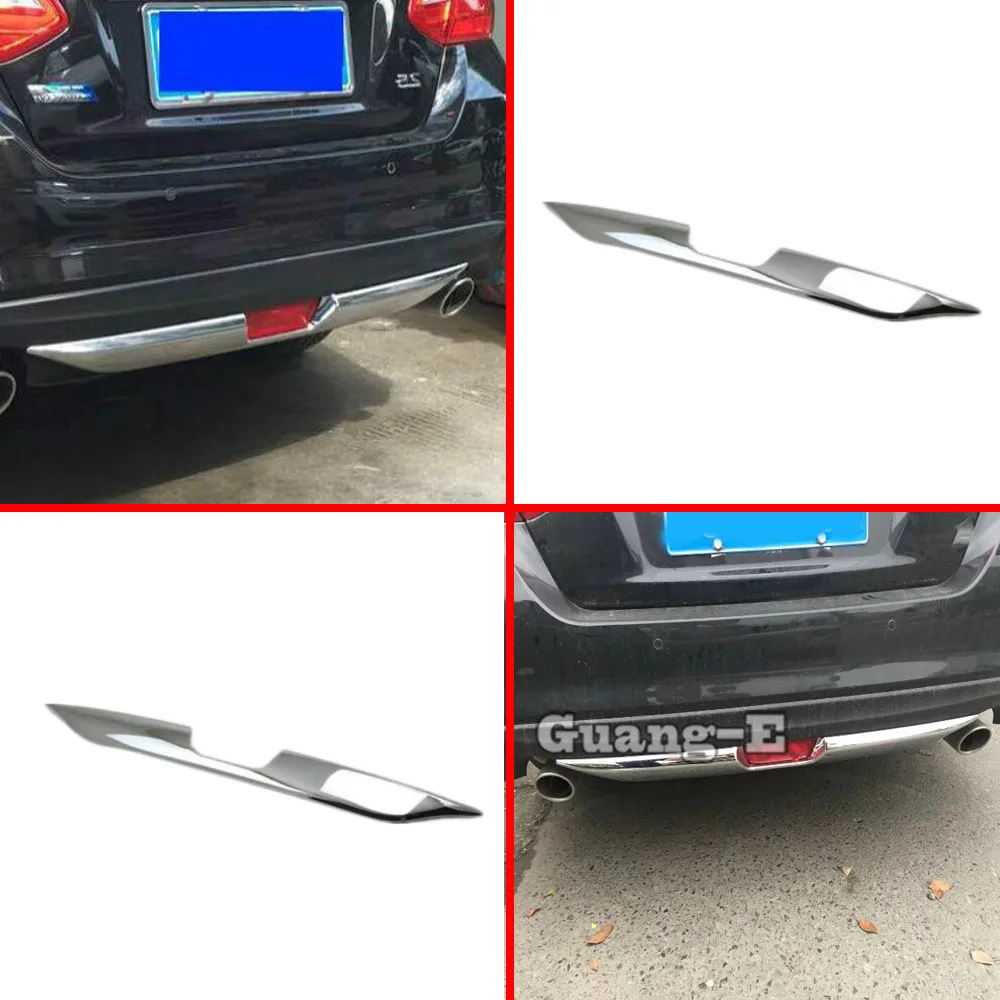 

For Nissan Altima Teana 2013 2014 2015 2016 2017 2018 Body Cover Protection Bumper ABS Chrome Trim Rear Back Tail Bottom 1PCs