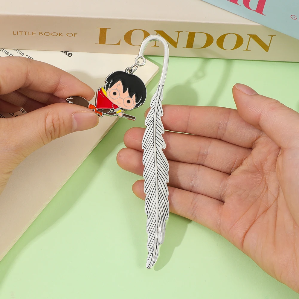 Harry Potter Feather Metal Bookmark Wizard Magic Page Marker  Unique Wizard Magic Gift for Book Lovers & Potter Fans view 4