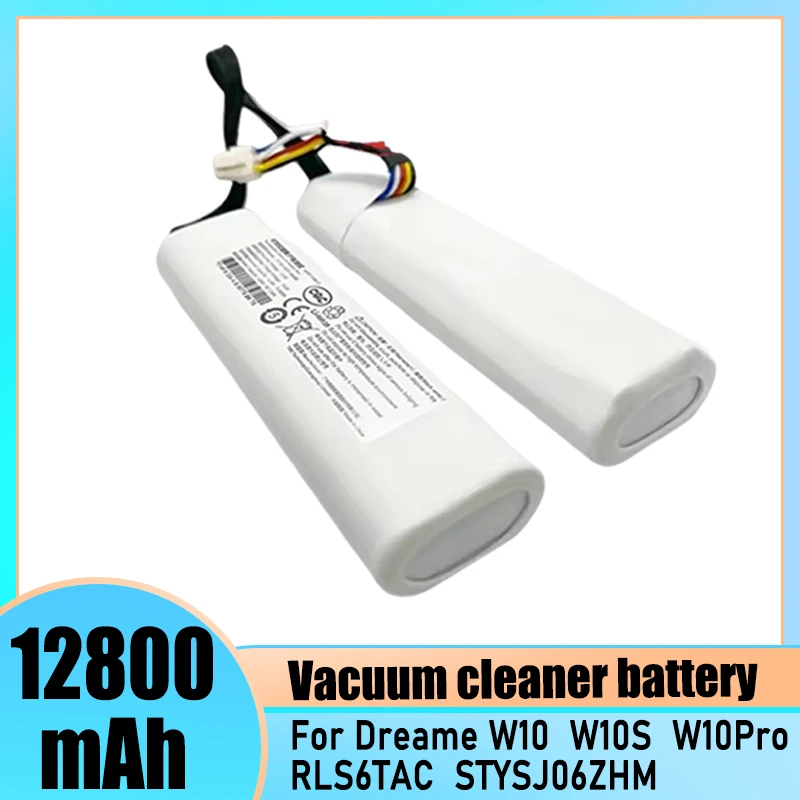14.4V 12800mAh, for Dreame W10 W10s W10Plus W10Pro STYTJ06ZHM floor sweeper battery replacement