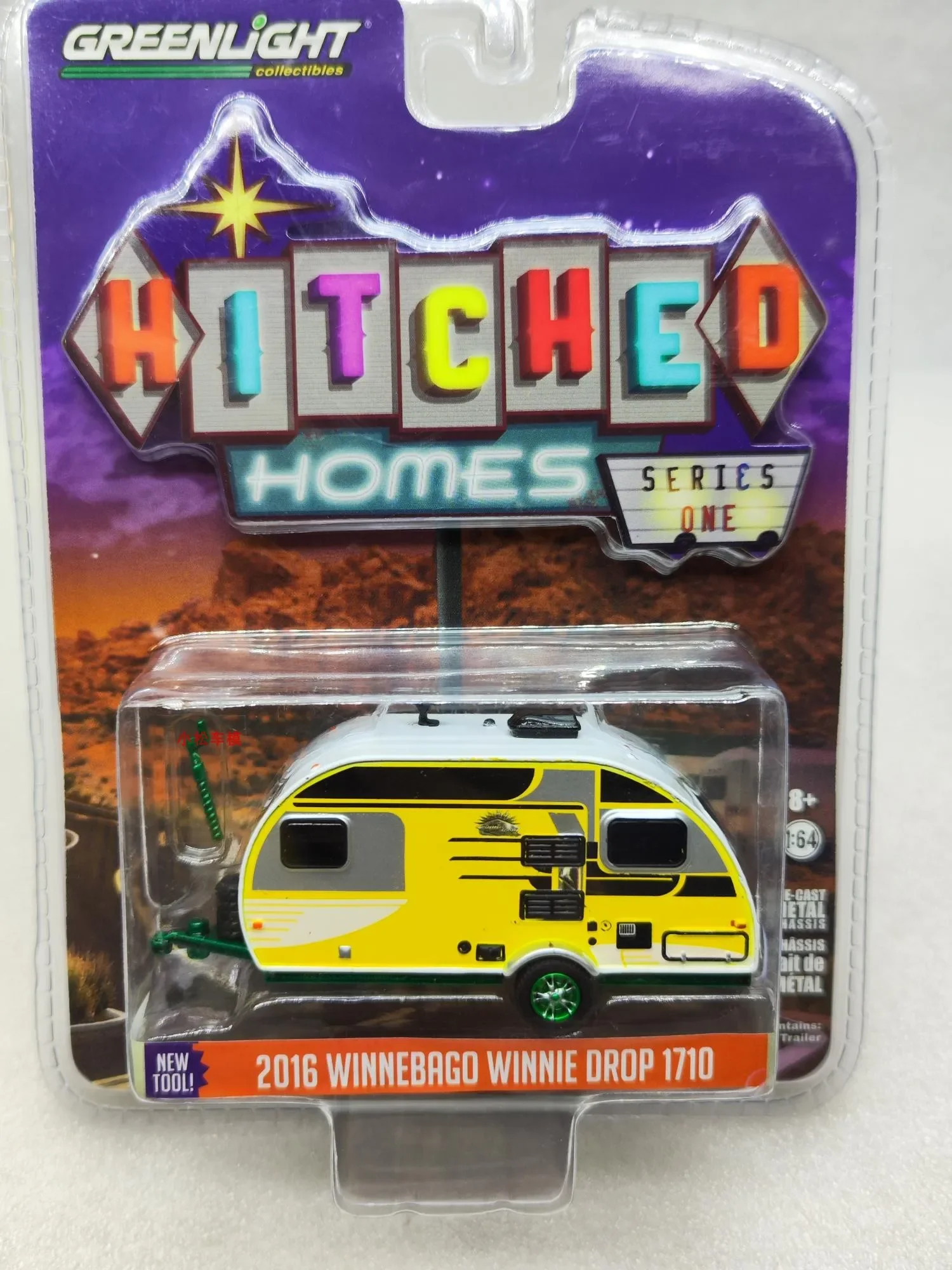 

1:64 2016 Winnebago Winnie Drop 1710 Green Machine Diecast Metal Alloy Model Car Toys For Gift Collection