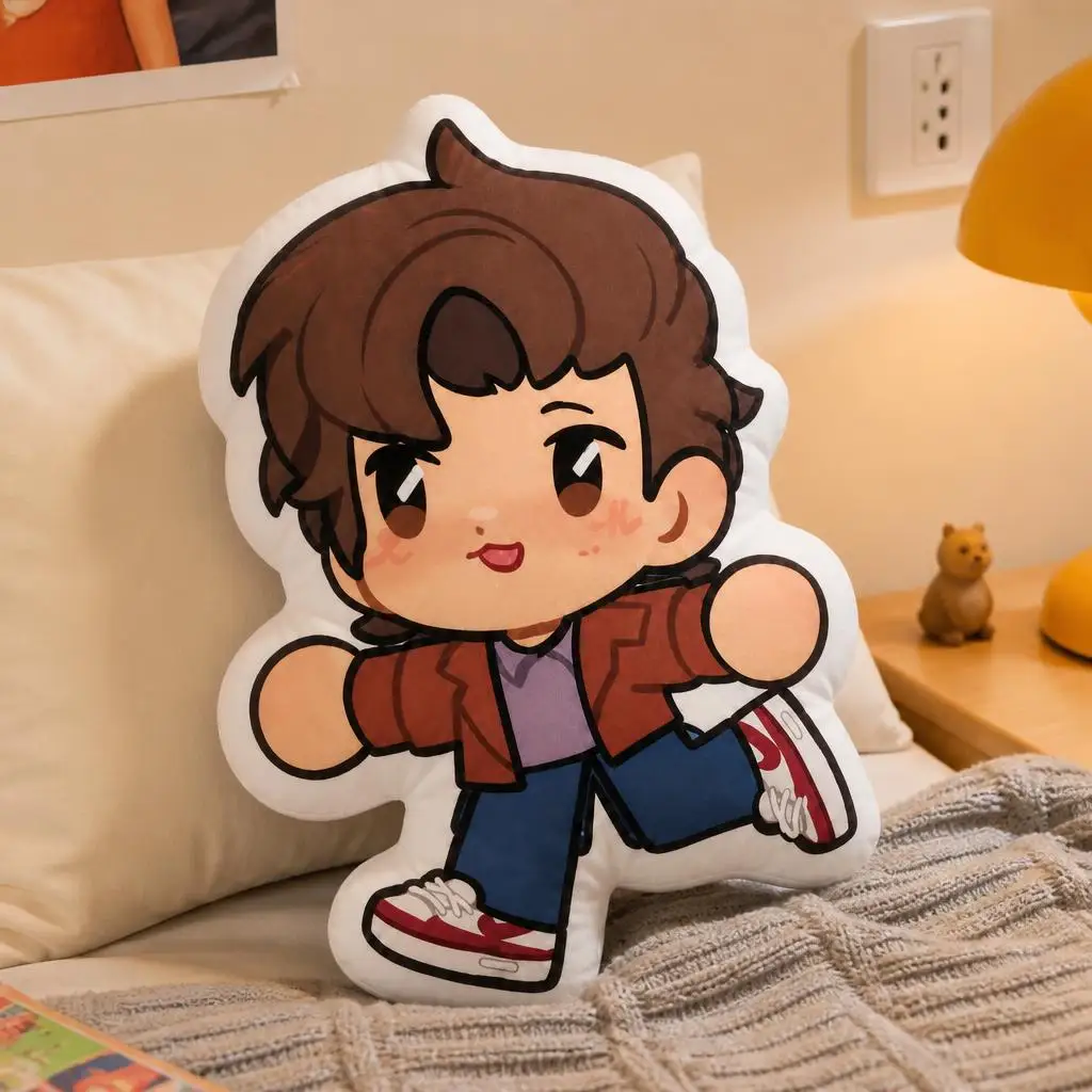 American Drama S-T Mike Eleven Max Plush Pillow Cushion Irregular Stuffed Throw Pillow Fans Gift Home Decor Gift Sofa Bed Couch