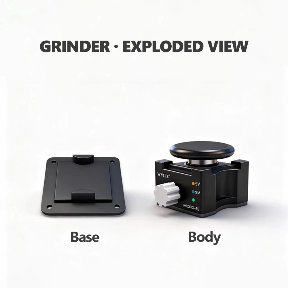 WYLIE MORO-35 ماكينة الطحن الكهربائية لمجسات اللوحة الأم شفرات الملقط سبيكة لحام نصائح أداة تلميع المعادن الصغيرة #4