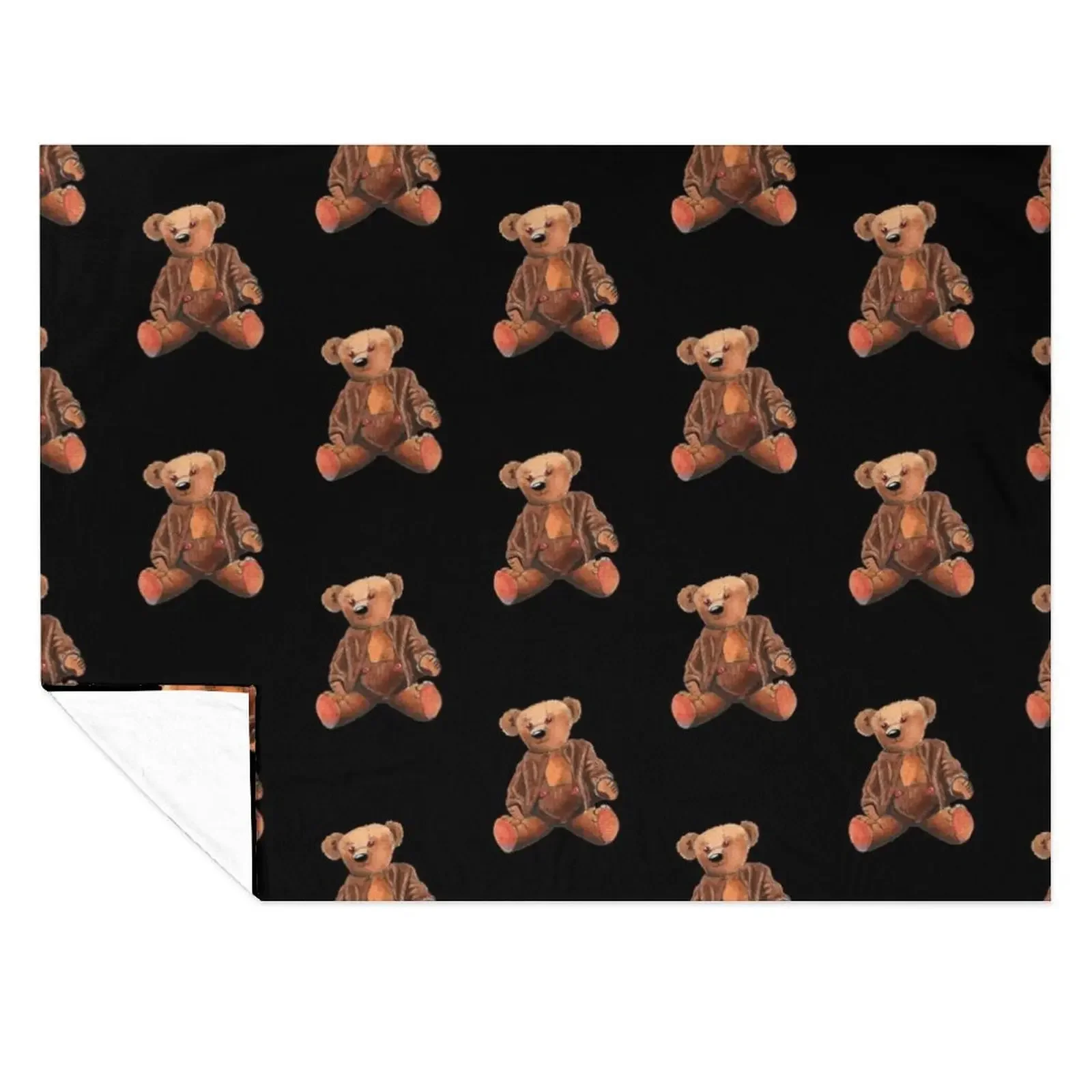 

teddybear Throw Blanket Thermals For Travel Custom Thermal Moving Blankets