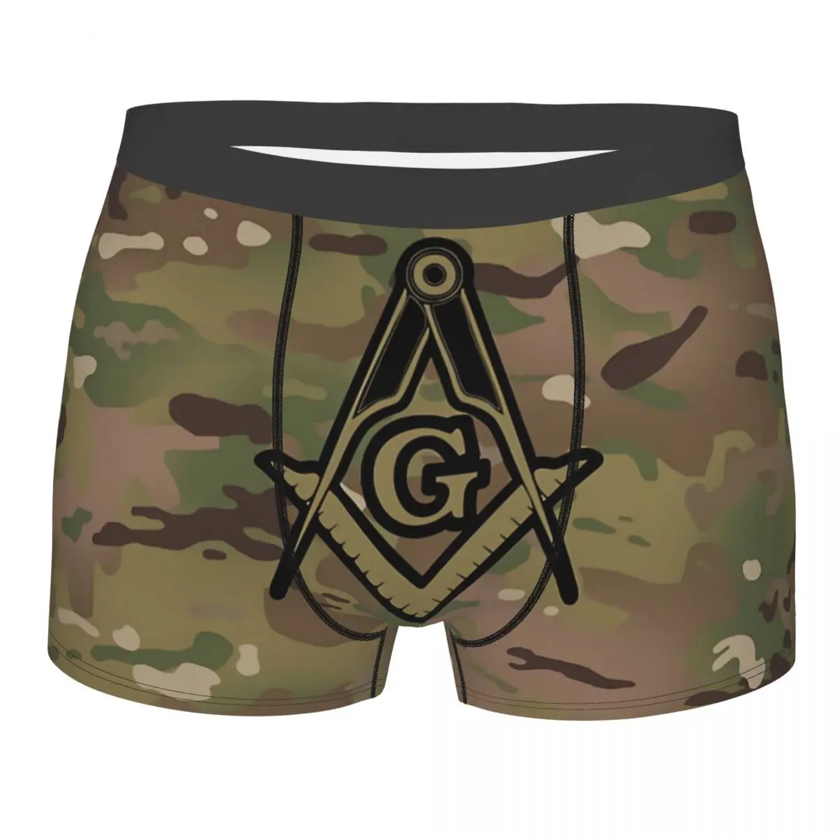 Military Square Compass Underpants Breathbale Panties Man Underwear Sexy Shorts Boxer Briefs