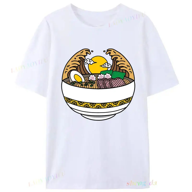 Offers and Liquidation Everything Cheap Japanese Ramen Tops Casual Woman Clothing Unisex Streetwear Funny Anime Aesthetic Y2k