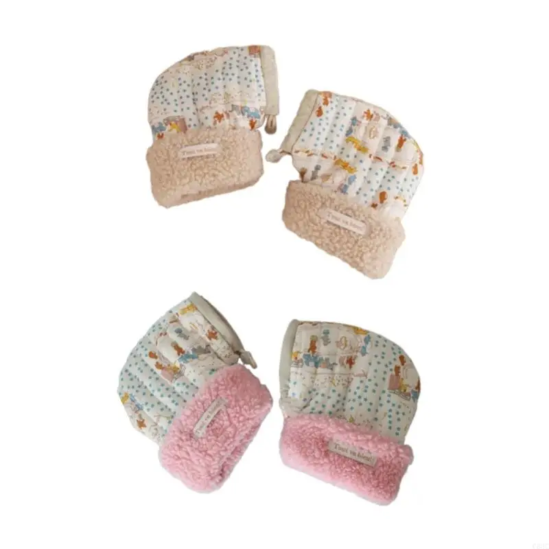 Stylish Bike Riding Gloves Functional Hand Warmers Cartoon Warm Mittens C63C