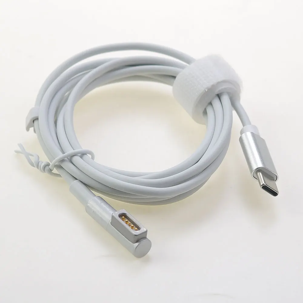 L-shaped PD power cord suitable to USB C inner core for old and new Apple laptops Magnetic cable Apple Macbook charger 1.8M long