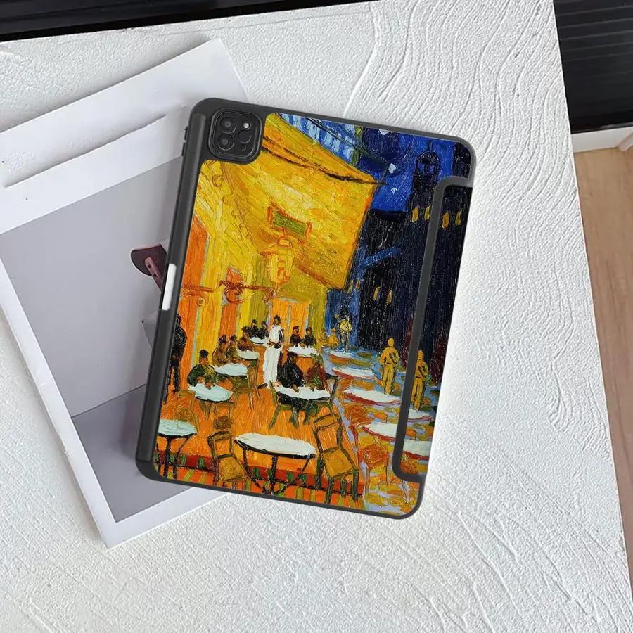 

Чехол для планшета с дизайном в стиле масляной живописи для iPad Mini 6 7 Pro 2025 Air 4 5 M3 M2 1 2 M4 11 дюймов Pro 11th 10th 9th 8th 7th