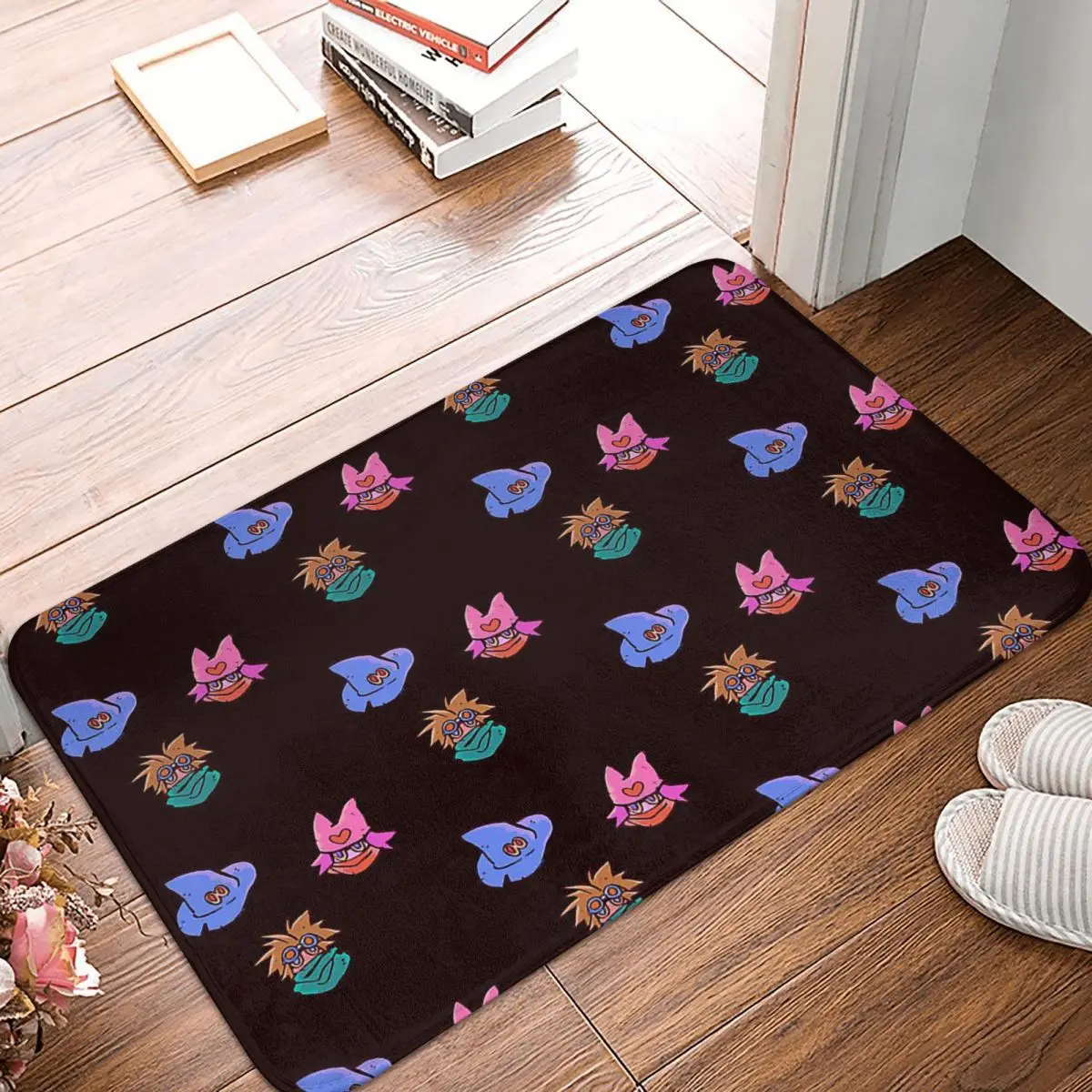 Bathroom Mat Quest Of Une's Mage Healer And Warrior Doormat Kitchen Carpet Entrance Door Rug Home Decoration