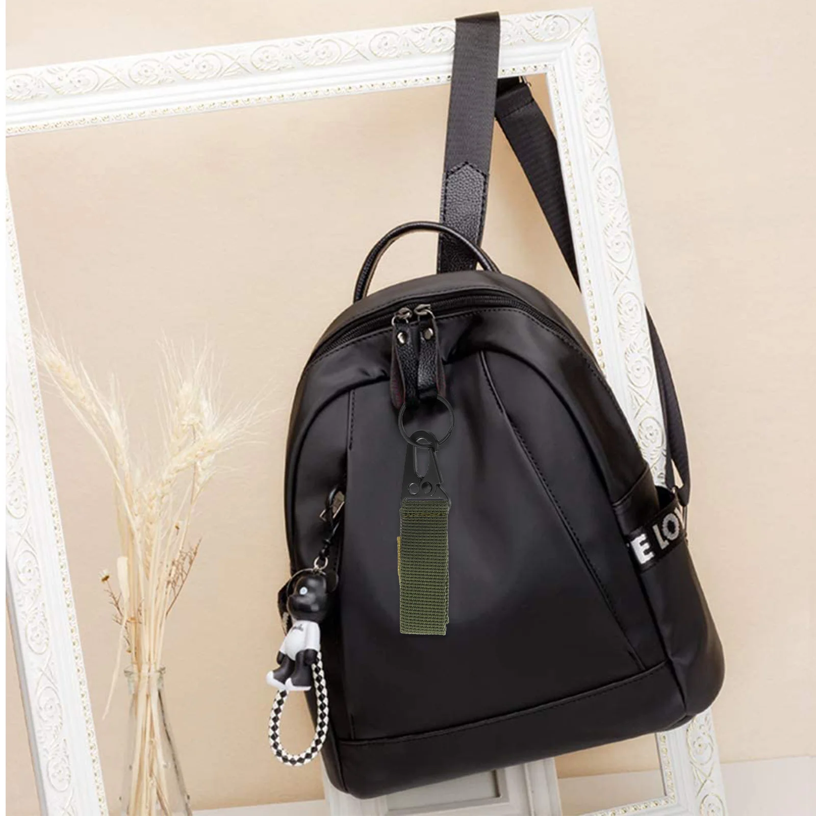 

3pcs Eagle Beak Hook Heavy Duty Bottle Holder For Water Bottles Kettles Keys Storage Backpack Hanging Buckle Nylon Webbing Strap