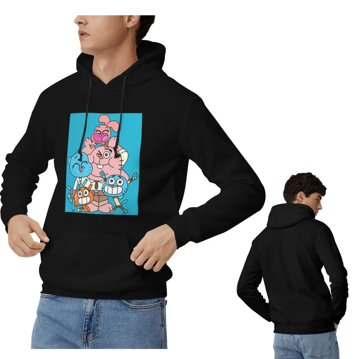 

The Amazing World Of Gumball Hoodies Men's Women Casual Pullover Sweatshirts Hip Hop Long Sleeve Streetwear Autumn Winter
