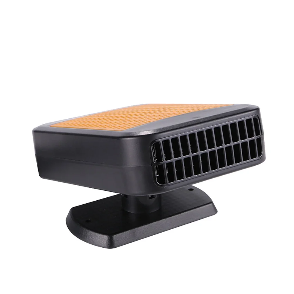 Winter Defrosting Black Orange Car Defroster Car Window Defroster Car Heater 12V Car Heater 360-degree Rotation