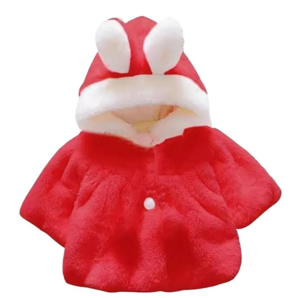 

Cute Warm Baby Outerwear Cartoon Fleece Newborn Jackets Kids Coats